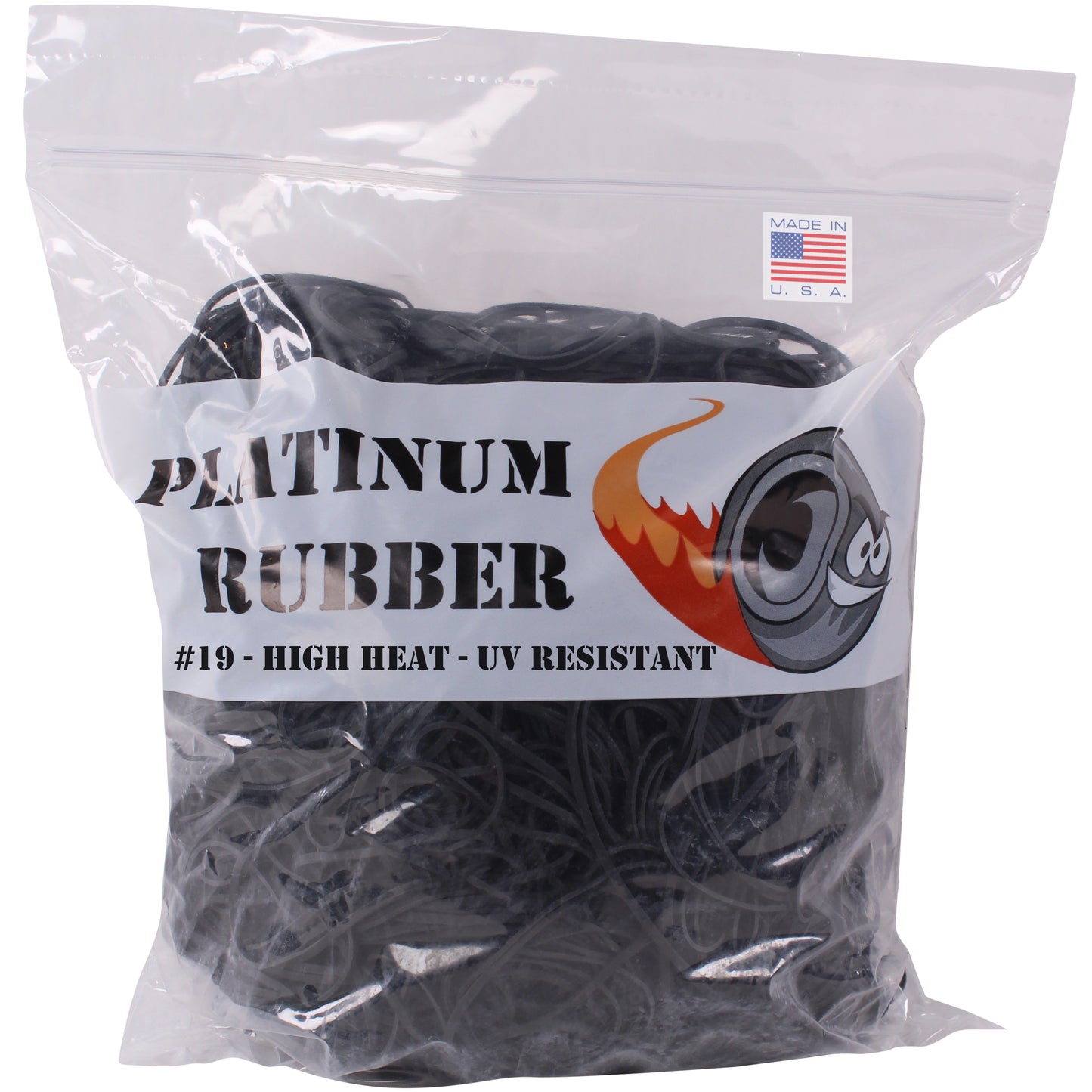 #19 Black Rubber Bands (3.5" x 1/16")