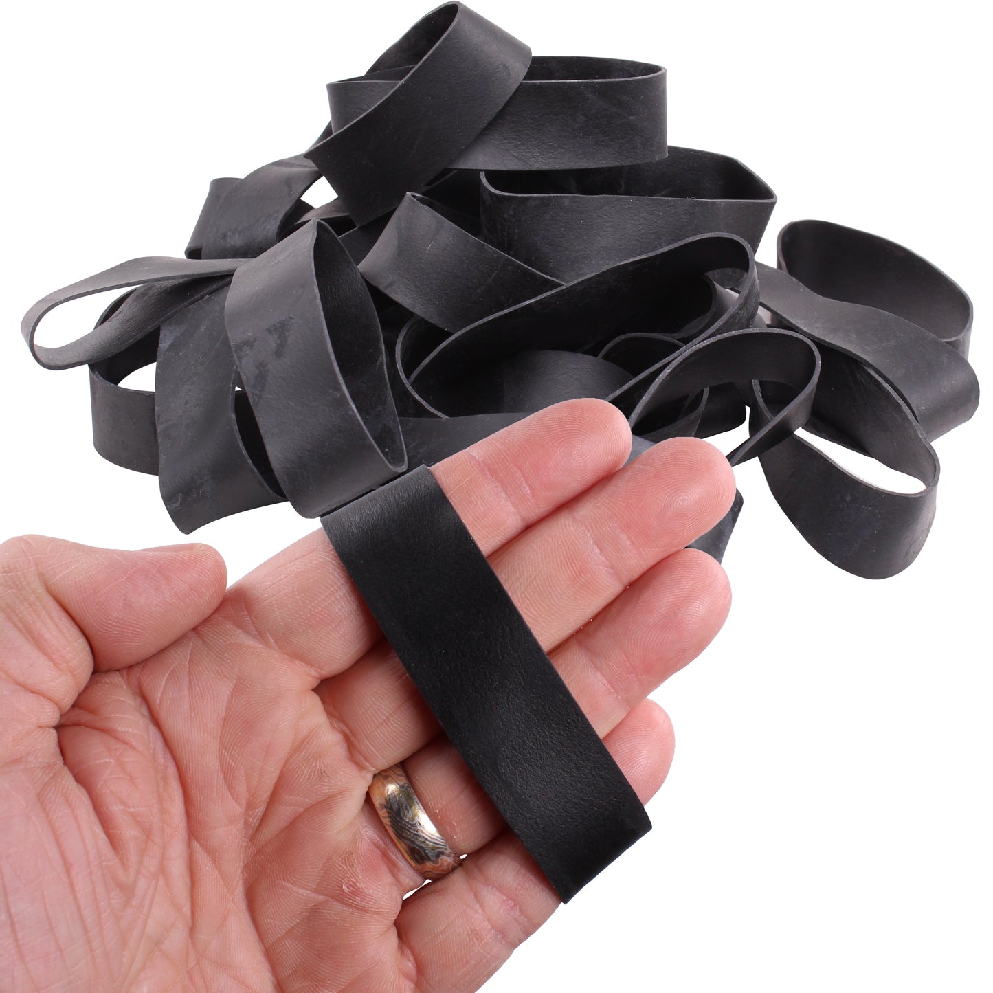 #94 Black Rubber Bands (3-1/2" Long x 3/4" W)