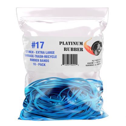 #17 Large Rubber Bands Bulk, Garbage/Trash Can Size