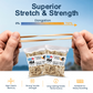 #64 Postal Rubber Bands Beige/Tan (3.5" x 1/4")