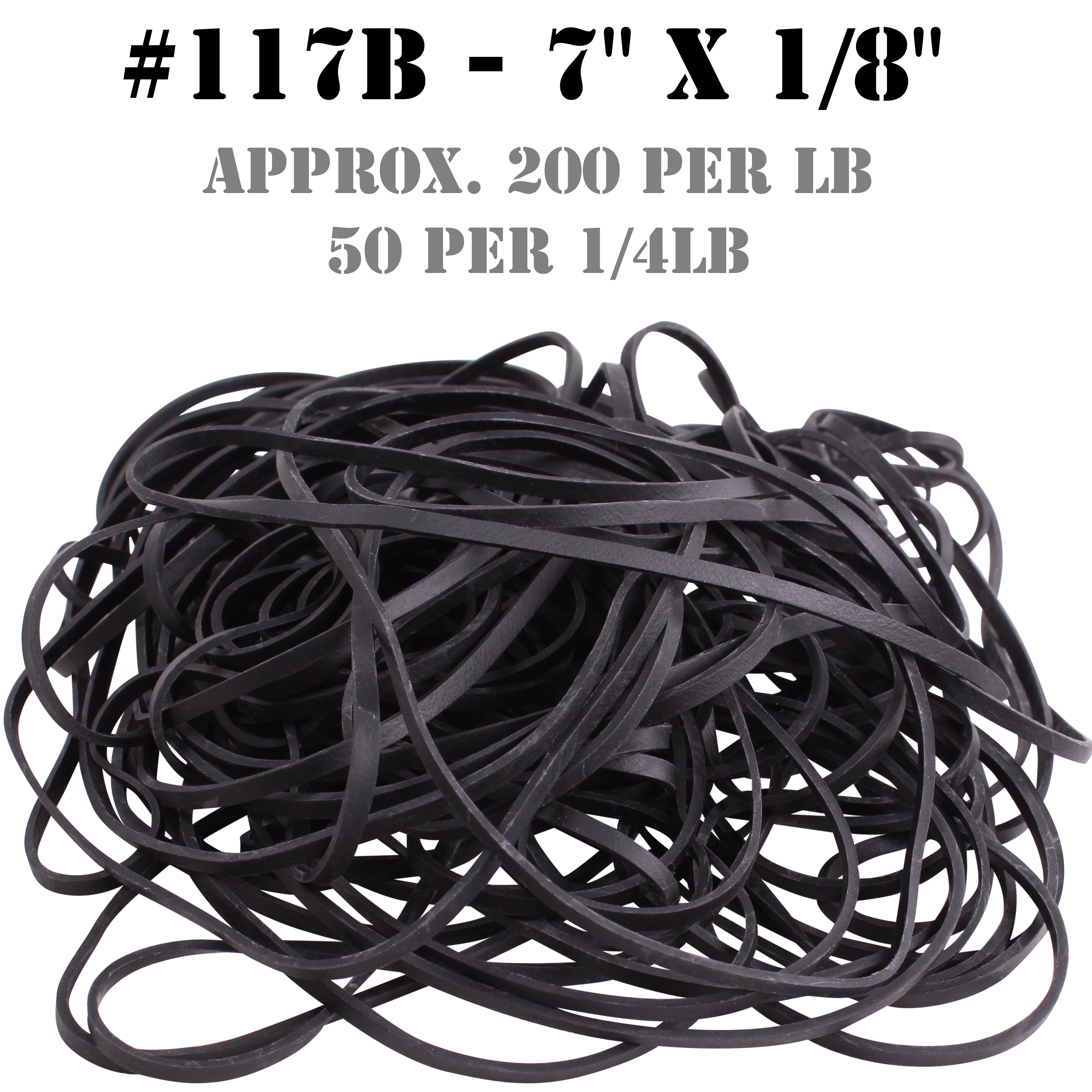 CWC #117 Rubber Bands - #117, orders 7